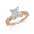 Radiant, Marquise & Round Cut Diamond Ladies Ring