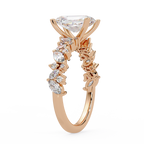 Radiant, Marquise & Round Cut Diamond Ladies Ring