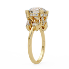 Pear, Baguette & Round Cut Diamond Ladies Ring