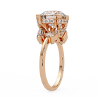 Pear, Baguette & Round Cut Diamond Ladies Ring