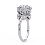 Pear, Baguette & Round Cut Diamond Ladies Ring