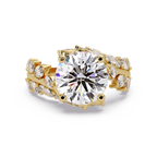 Marquise & Round Cut Diamond Ladies Ring