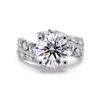 Marquise & Round Cut Diamond Ladies Ring