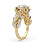 Marquise & Round Cut Diamond Ladies Ring