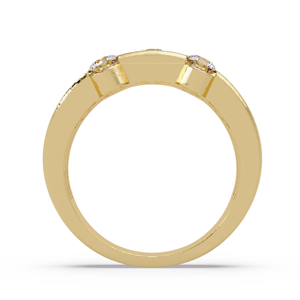 Round Cut Diamond Ladies Ring