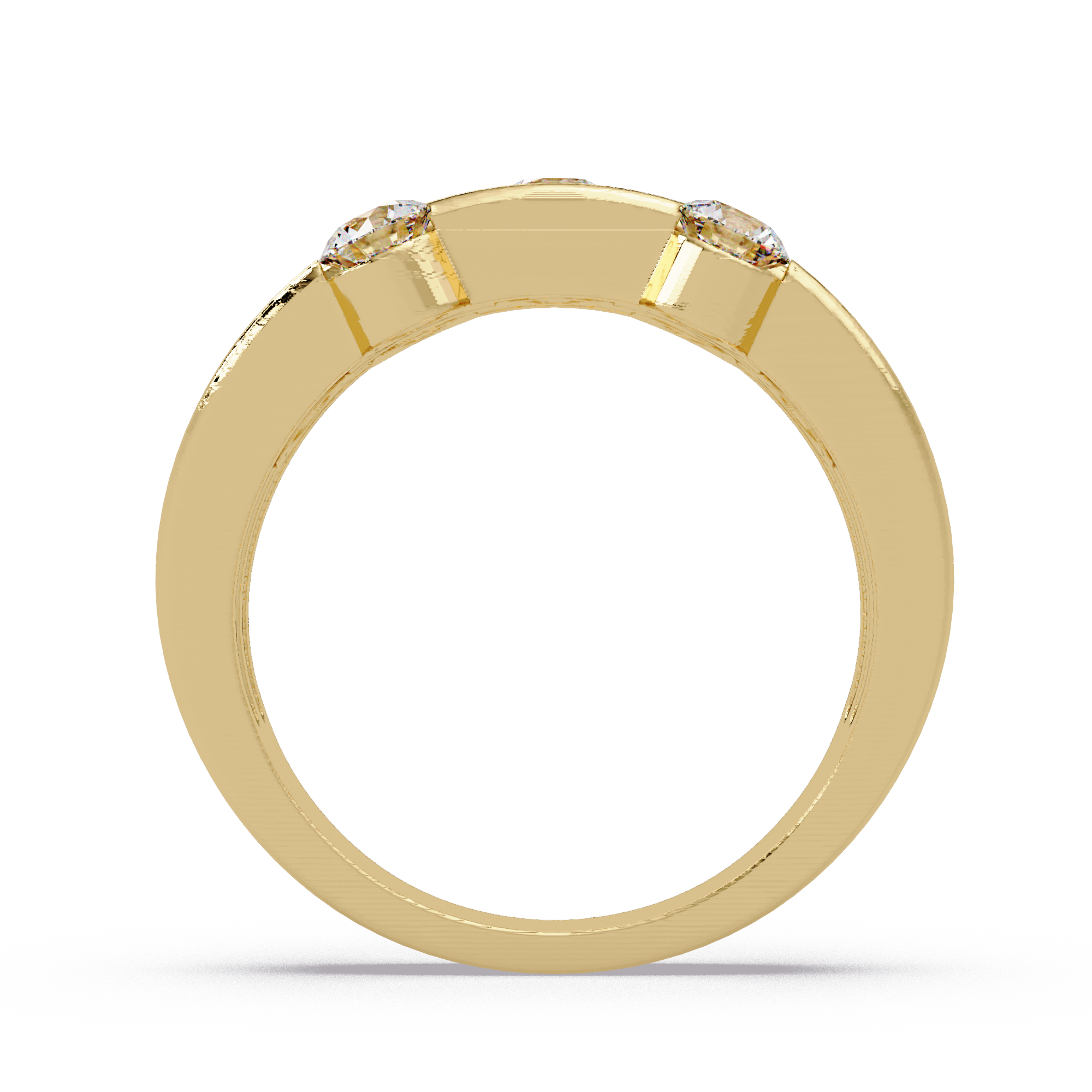 Round Cut Diamond Ladies Ring