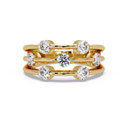 Round Cut Diamond Ladies Ring