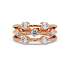 Round Cut Diamond Ladies Ring