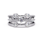 Round Cut Diamond Ladies Ring