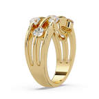 Round Cut Diamond Ladies Ring