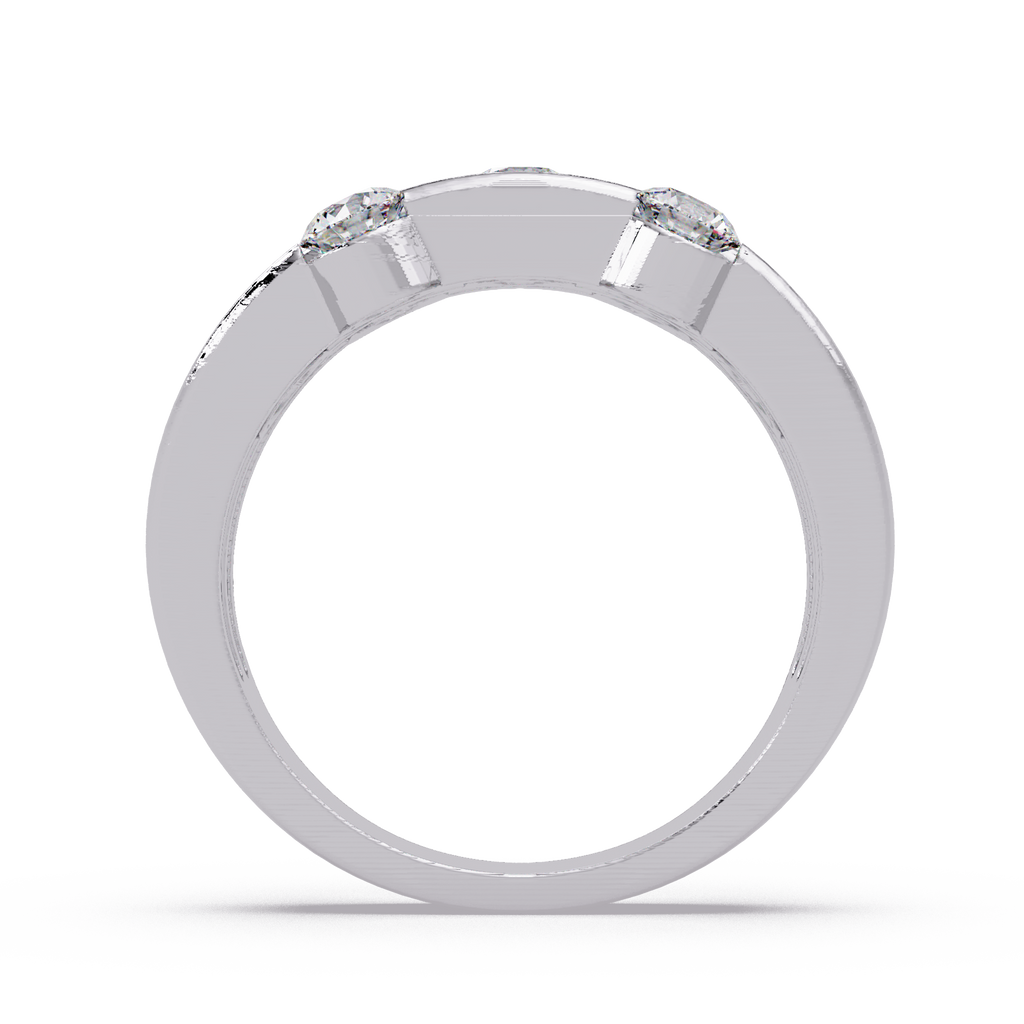 Round Cut Diamond Ladies Ring