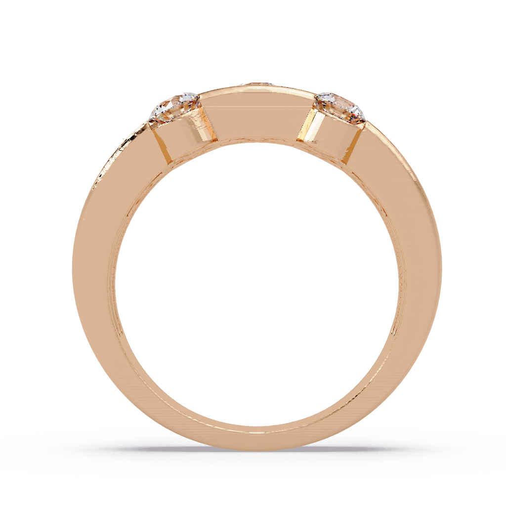 Round Cut Diamond Ladies Ring