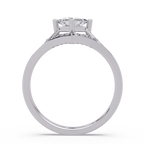 Princess & Round Cut Diamond Ladies Ring