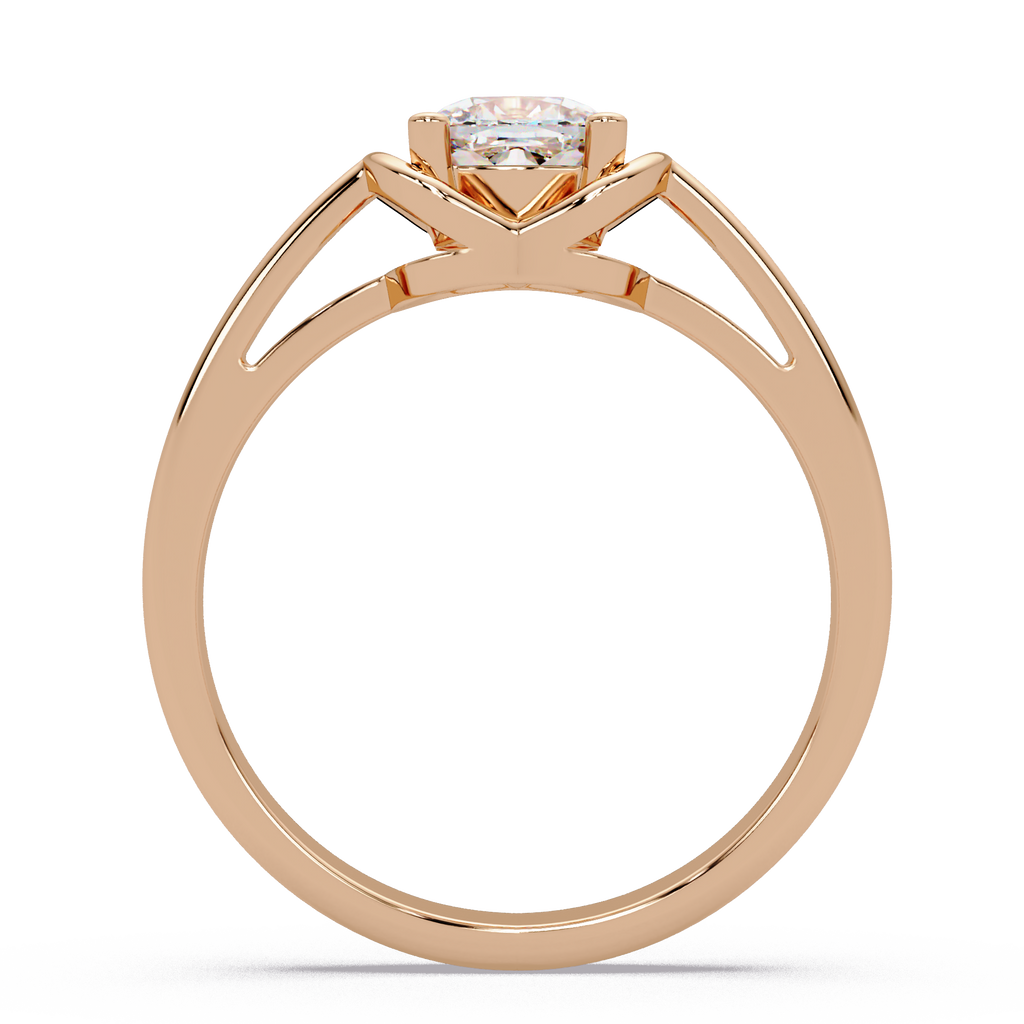 Cushion Square Cut Diamond Ladies Ring