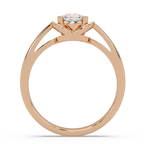 Cushion Square Cut Diamond Ladies Ring