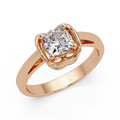 Cushion Square Cut Diamond Ladies Ring