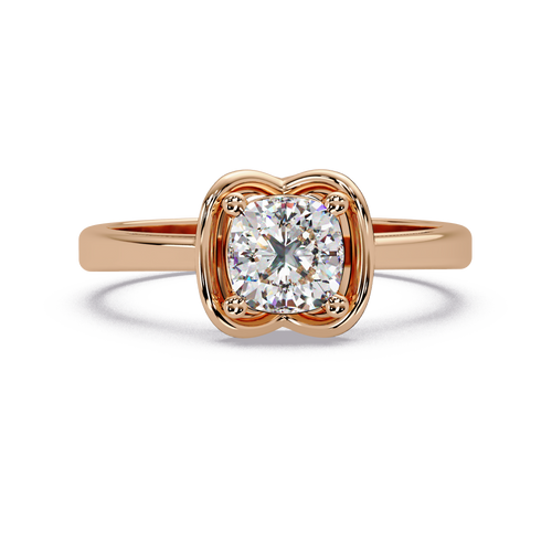 Cushion Square Cut Diamond Ladies Ring