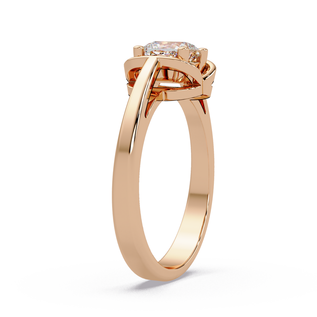 Cushion Square Cut Diamond Ladies Ring