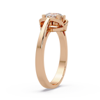 Cushion Square Cut Diamond Ladies Ring