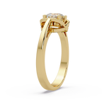 Cushion Square Cut Diamond Ladies Ring