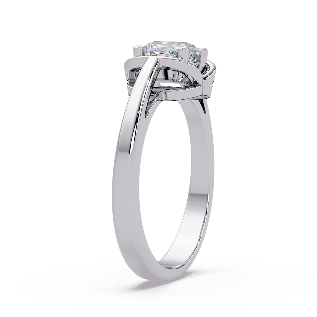 Cushion Square Cut Diamond Ladies Ring