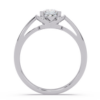 Cushion Square Cut Diamond Ladies Ring