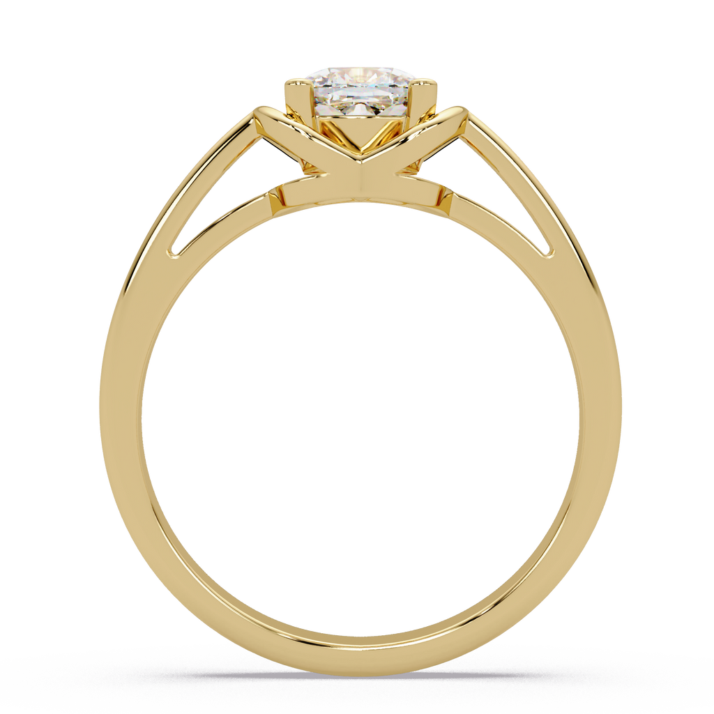 Cushion Square Cut Diamond Ladies Ring