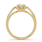 Cushion Square Cut Diamond Ladies Ring