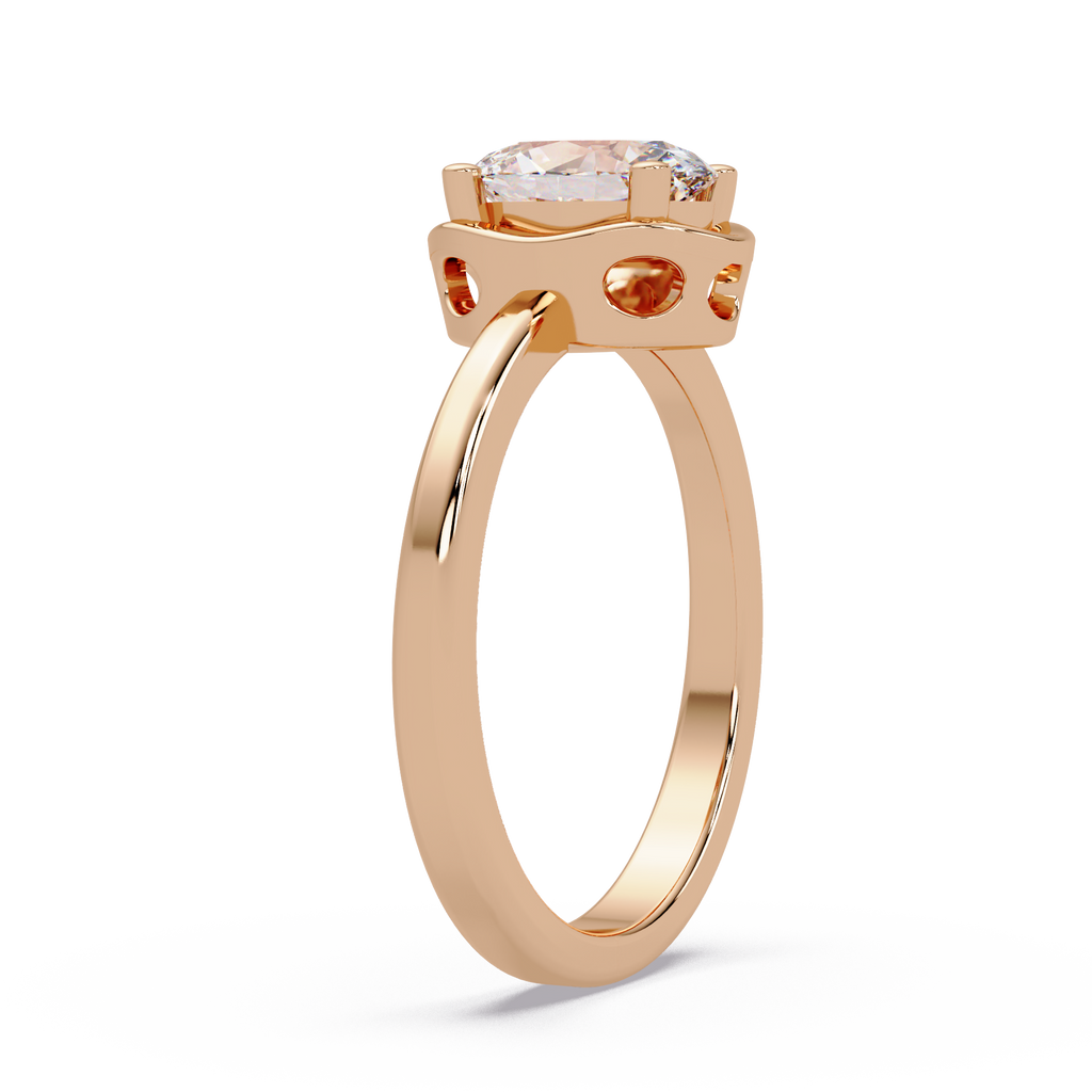 Oval Cut Diamond Ladies Ring