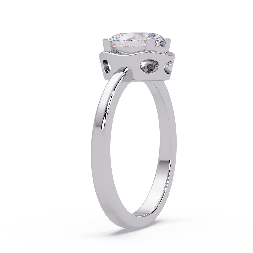 Oval Cut Diamond Ladies Ring
