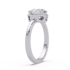 Oval Cut Diamond Ladies Ring