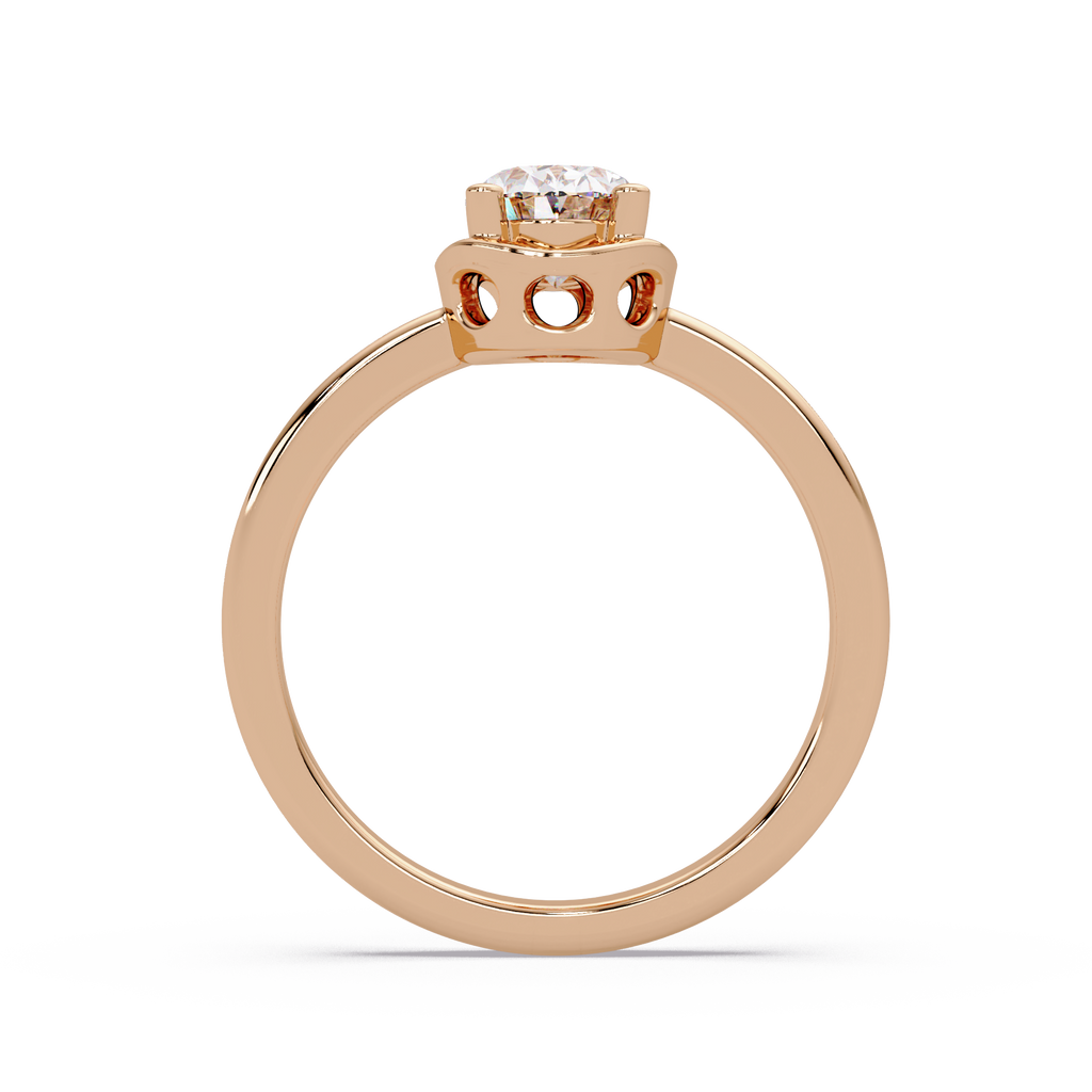 Oval Cut Diamond Ladies Ring