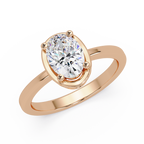 Oval Cut Diamond Ladies Ring
