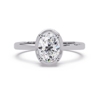 Oval Cut Diamond Ladies Ring