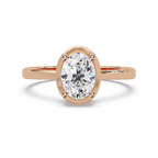 Oval Cut Diamond Ladies Ring