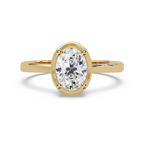 Oval Cut Diamond Ladies Ring