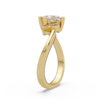Princess & Round Cut Diamond Ladies Ring
