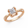 Princess Cut Diamond Ladies Ring