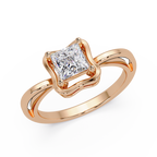 Princess Cut Diamond Ladies Ring