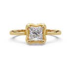 Princess Cut Diamond Ladies Ring