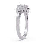 Princess Cut Diamond Ladies Ring