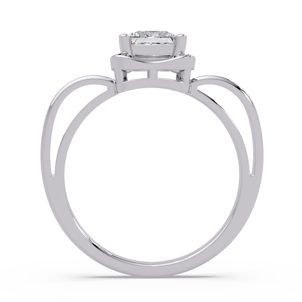Princess Cut Diamond Ladies Ring