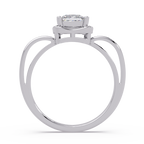 Princess Cut Diamond Ladies Ring
