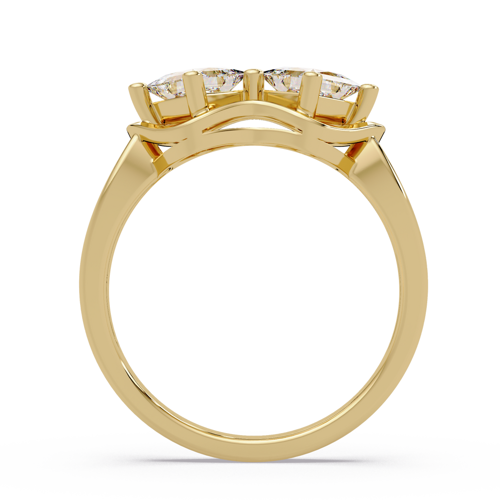 Princess Cut Diamond Ladies Ring