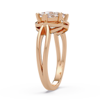 Princess Cut Diamond Ladies Ring