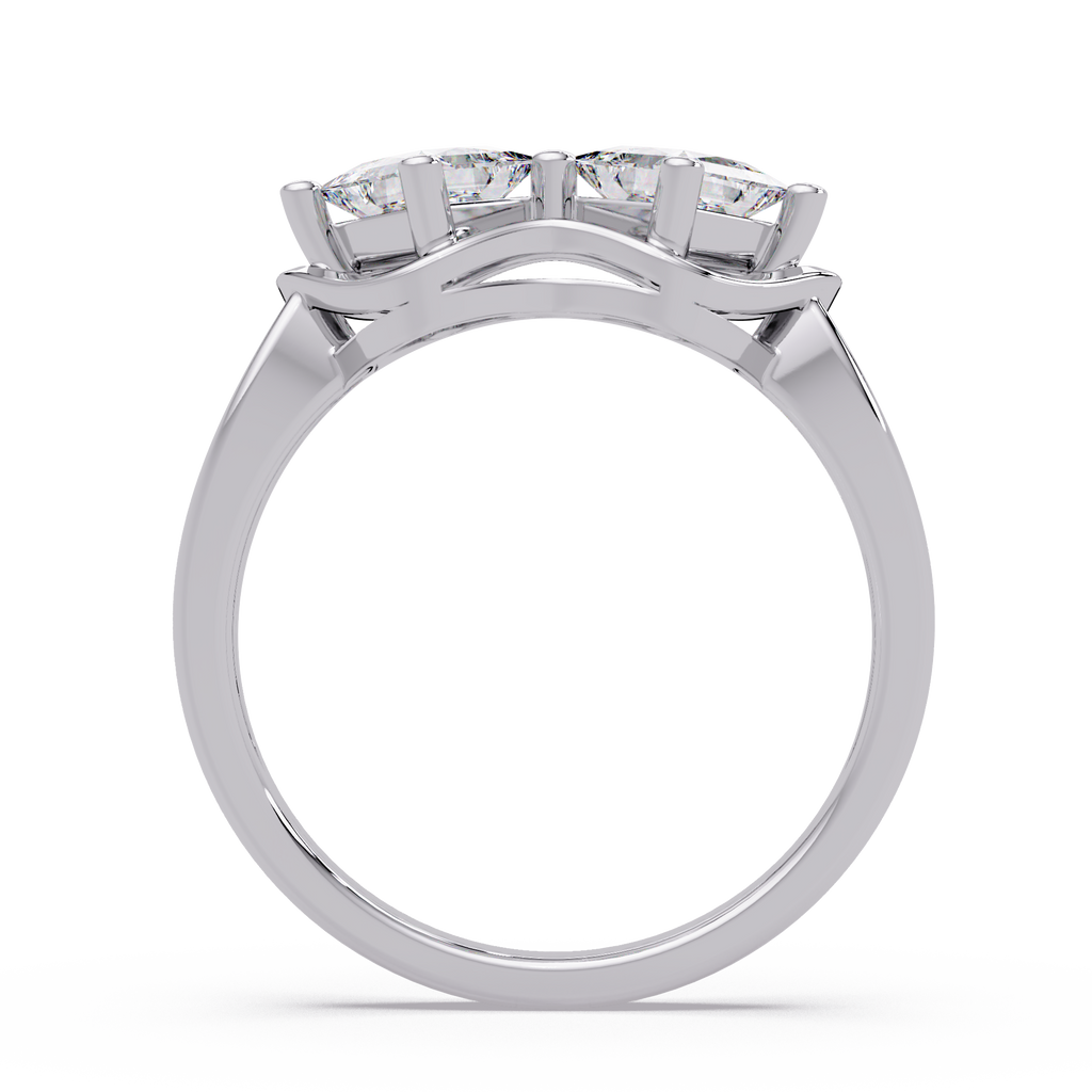 Princess Cut Diamond Ladies Ring
