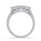 Princess Cut Diamond Ladies Ring