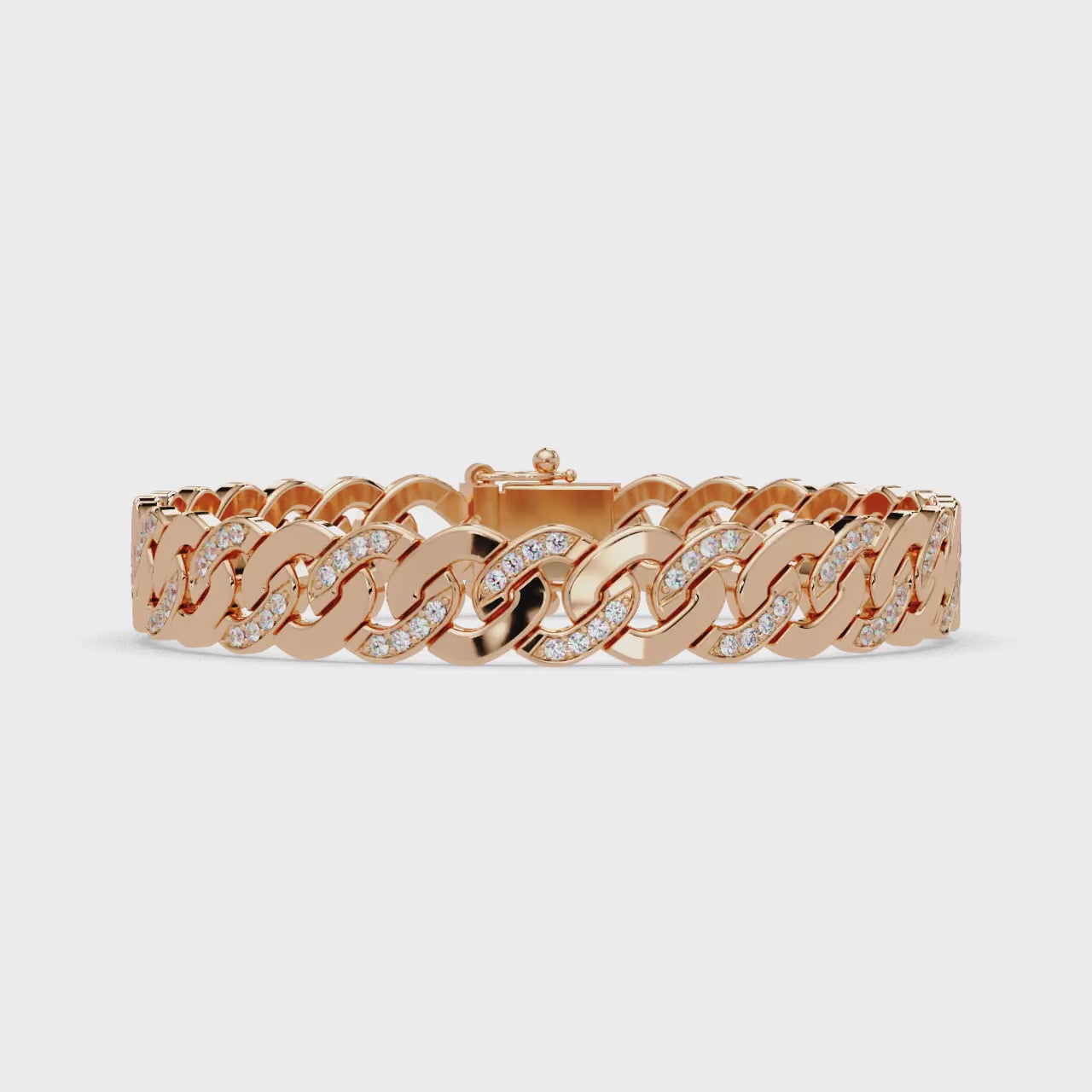 Diamond Cuban Link Bracelet for Men & Women
