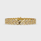 Diamond Cuban Link Bracelet for Men & Women