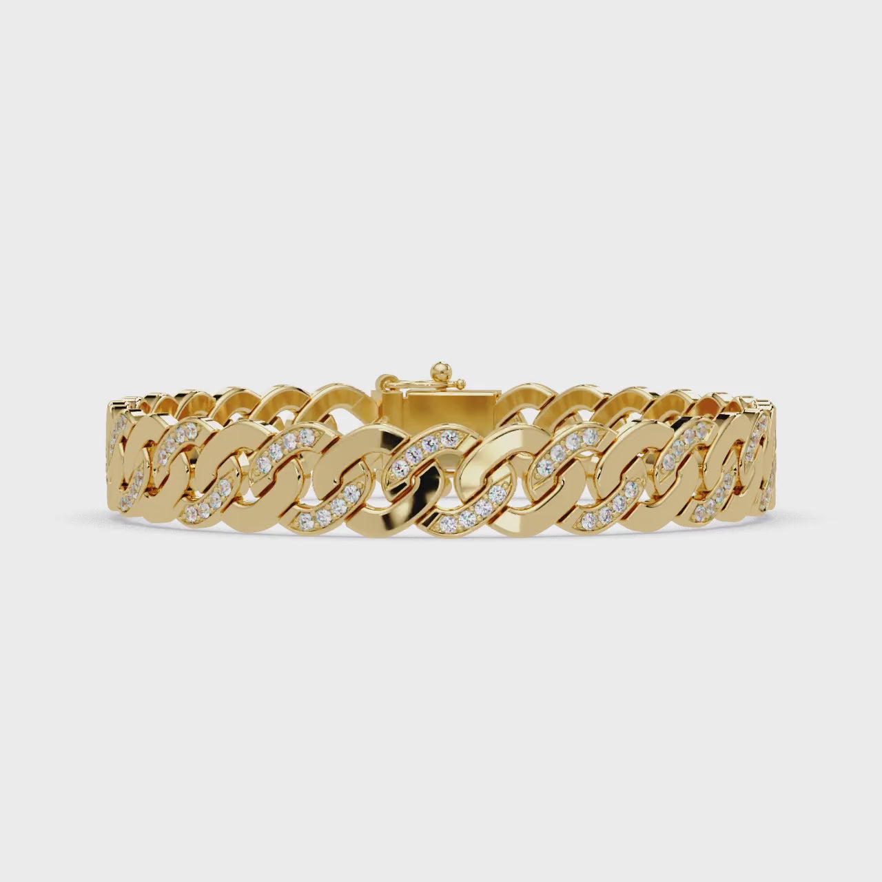 Diamond Cuban Link Bracelet for Men & Women